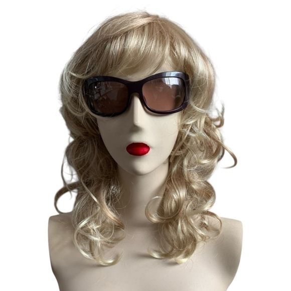 NWT Women Wig Long Curly Blonde Wig Costume Anime Wig Long Length Adult Hair Wig - Picture 1 of 5